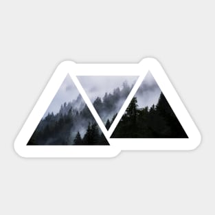 forest in the alps - leewarddesign Sticker